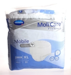 MoliCare Premium Mobile 6 kvapiek XL Naťahovacie plienkové nohavičky