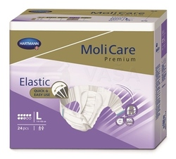 MoliCare Premium Elastic 8 kvapiek L Plienkové nohavičky zalepovacie