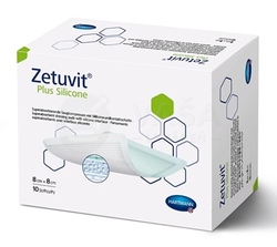 Zetuvit Plus Silicone Kompres sterilný (8 x 8 cm)