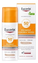 Eucerin Sun Pigment Control Gél-krém na opaľovanie s depigmentačným účinkom SPF50+ (stredne tmavý)