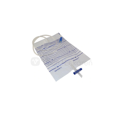 Sterilný sáčok na moč s výpustným T-ventilom, 2000 ml