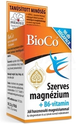 BioCo Organické Magnézium + vitamín B6 (megapack)