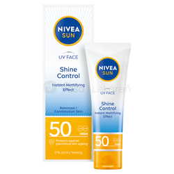 Nivea Sun Zmatňujúci pleťový krém na opaľovanie SPF50
