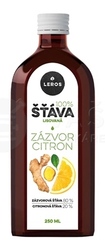 Leros 100% Šťava zázvor citrón