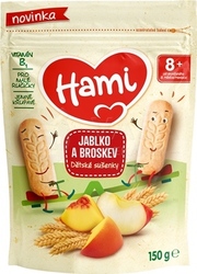 Hami sušienky Jablko, broskyňa (od ukončeného 8. mesiaca)