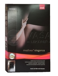 Mediven Elegance Stehenné pančuchy, veľ. 3, (II.KT), krátke, so špicou, s krajkou, karamel