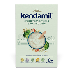 Kendamil Mliečna kaša s brokolicou, karfiolom a paradajkami (od ukončeného 6. mesiaca)