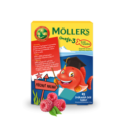 Moller´s Omega-3 Rybí olej Želé rybičky