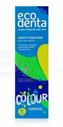 EcoDenta Detská zubná pasta proti zubnému kazu Colour Surprise (od 6 rokov)