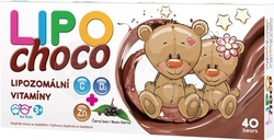 LIPOchoco Lipozomálne vitamíny C + D3 + Zinok + Baza čierna