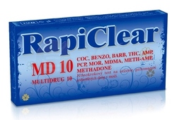 RapiClear MD 10 (Multidrog 10) Test na drogy