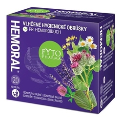 Fyto Hemoral Vlhčené obrúsky pri hemoroidoch