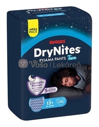 Huggies DryNites XL Plienkové nohavičky pre chlapcov (48-60 kg) MEGAPACK