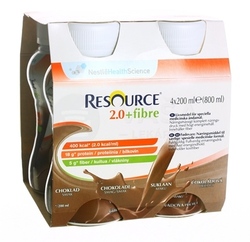 Resource 2,0+ Fibre Čokoládová príchuť