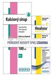 GENERICA Kalciový sirup + Healsea Rescue (Set)