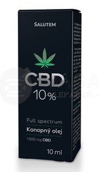 Salutem CBD 10 % Konopný olej