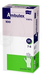 Ambulex Rukavice vinylové, nesterilné, nepúdrované, veľ. M