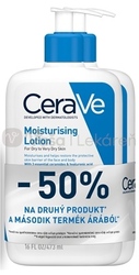 CeraVe Hydratačné mlieko na suchú až veľmi suchú pokožku (Duopack)