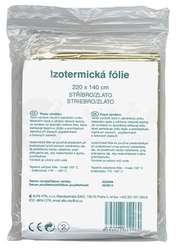 Alfa Vita Izotermická fólia, striebro/zlato (220 x 140 cm)