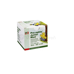 Pro-Ophta Junior Maxi Nepriehľadné očné krytie (7 x 5,9 cm)