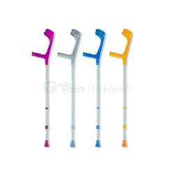 222 KL Francúzska predlakťová barla s odrazkou, do 140 kg (šedá)