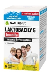 Naturevia Laktobacily "5" Imunita s vitamínom C