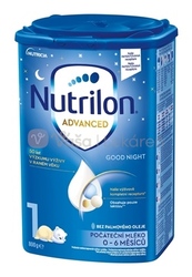 Nutrilon Advanced 1 Good Night Počiatočná mliečna dojčenská výživa (od narodenia)