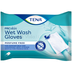 Tena Wet Wash Gloves (Vlhčené rukavice na umývanie, neparfumované)
