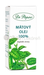 Dr. Popov Mätový olej 100 % z japonskej mäty