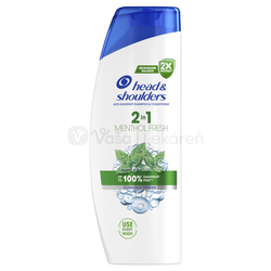 Head & Shouldres 2v1 Menthol Fresh Šampón proti lupinám