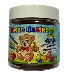 Macko Bruško Multivitamínové želatínové medvedíky