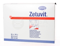 Zetuvit Kompres nasiakový nesterilný (10 x 10 cm)