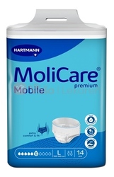 MoliCare Premium Mobile 6 kvapiek L Naťahovacie plienkové nohavičky