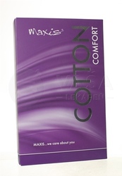 Maxis Comfort Cotton Stehenné pančuchy, veľ. 6, (II.KT), normálne, bez špice, s krajkou, bronz