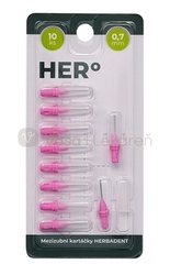 Herbadent HERo Electra Medzizubná kefka 0,7 mm (ružová)