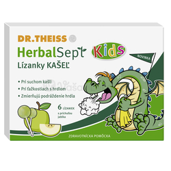 Dr. Theiss HerbalSept Kids Lízanky Kašeľ