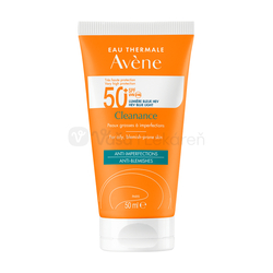 Avene Cleanance fluid na opaľovanie na citlivú pleť so sklonom k akné SPF50+