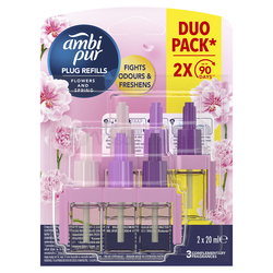 Ambi Pur 3Volution Flower&Spring Náplň do elektrického osviežovača vzduchu (Duopack)