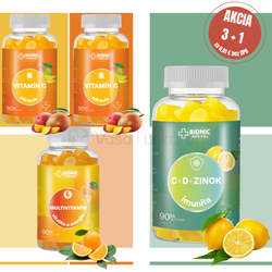 Biomic Balíček vitamínov (Akciové balenie 3+1)