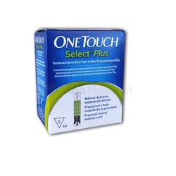 OneTouch Select Plus Testovacie prúžky do glukomera