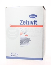 Zetuvit Kompres nasiakový sterilný (10 x 10 cm)