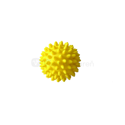 Qmed Masážna loptička - ježko, 8 cm (žltá)