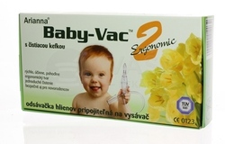 Arianna Baby-Vac 2 Odsávačka hlienov na vysávač s čistiacou kefkou
