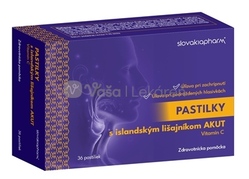 Slovakiapharm Pastilky s islandským lišajníkom Akut