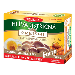 TEREZIA Hliva ustricovitá + Reishi s rakytníkovým olejom Forte