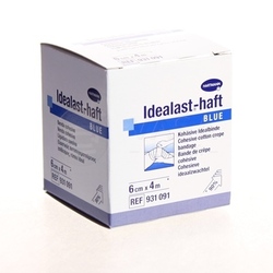 Idealast-haft Color Ovínadlo elastické krátkoťažné modré (6 cm x 4 m)