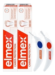 Elmex Caries Protection Zubná pasta (Duopack + darček)