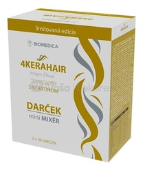 Biomedica 4KERAHAIR Kolagen drink s keratínom + Darček