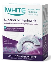 iWHITE Superior Sada na bielenie zubov s mikroperlami s vápnikom a xylitolom