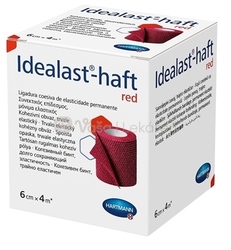Idealast-haft Color Ovínadlo elastické krátkoťažné červené (6 cm x 4 m)